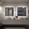 Apmir Super Bright 192 LEDs/m Back LED Lighted Anti-Fog Tempered Glass Bathroom/Vanity Mirror with ETL & 3-Year Warranty - 3 of 4