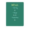 Flipside Products Green Chalk Board, 9.5" x 12", Pack of 6 - 3 of 4