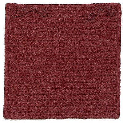 Colonial Mills CY62 Courtyard Chair Pad, Sangria, 1-Pack