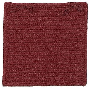 Colonial Mills CY62 Courtyard Chair Pad, 15 by 15-Inch, Sangria, 4-Pack - 1 of 1