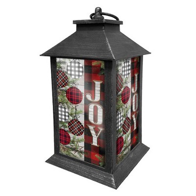 Briarwood Lane Christmas Lantern 13.5" x 5.5" x 5.5" Patterned Ornaments For Christmas Lantern