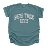 Simply Sage Market Embroidered New York Varsity Garment Dyed Tee - 3 of 4