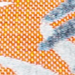 orange/navy/ivory
