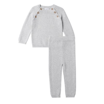 Stellou & Friends 100% Cotton Baby Sweater And Pants Knit Set : Target
