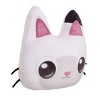 DreamWorks Gabby's Dollhouse Dream It Up White, Pink and Black Pandy Paws Shaped Squishy Toddler Pillow - 2 of 4