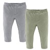 The Peanutshell Neutral Baby Boy and Baby Girl Jeggings, 4-Pack Set - 4 of 4