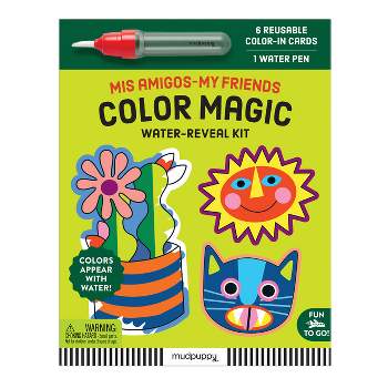 MIS Amigos-My Friends Color Magic Water-Reveal Kit - by  Mudpuppy (Paperback)