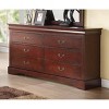 Louis Philippe III Cherry Finish Dresser - 4 of 4