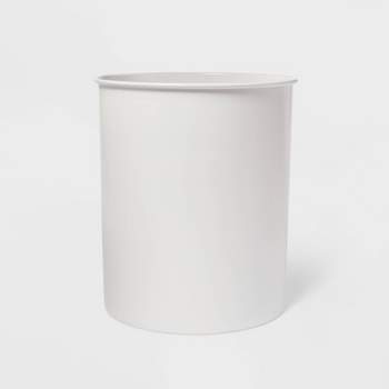 Solid Bathroom Wastebasket Can White - Threshold™