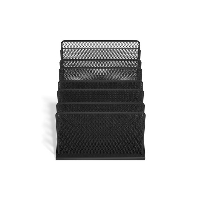 TRU RED 7 Compartment Wire Mesh File Organizer TR57559-CC
