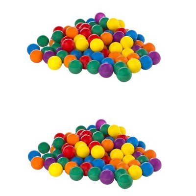 Intex Plastic Multi-Colored Balls for Bounce Houses (100 Large & 100 Small)