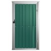 vidaXL Garden Tool Shed Green 34.6"x35"x63.4" Galvanized Steel - 3 of 4