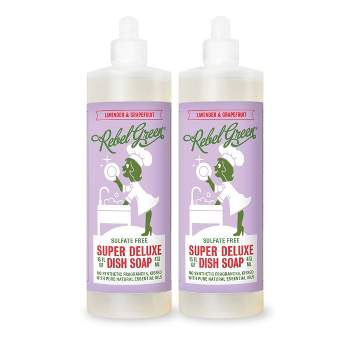 Rebel Green Lavender & Grapefruit Dish Soap - 32 fl oz/2pk