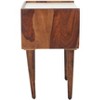 Marion 1 Drawer Nightstand - NST3700 - Walnut/White - Safavieh - 4 of 4