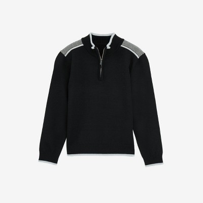 RAW X Kid's and Boy's Quarter-Zip Pullover Sweater