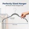 SereneLife Velvet Shirt Hangers - 2 of 4