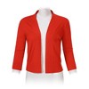 Women’s 3/4 Sleeve Cropped Cardigan Sweaters Open Front Knit Short Bolero Shrugs - 3 of 4