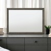 FONTOI Mirror Furniture Floor Mirror Rectangular Frame Design Adds Modern Balance and Brightness for Bedroom Living Room, Gray,Oak, 1"*46"*32" - 2 of 4