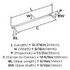 Amerock Faraday Pull for Cabinets, Drawers, and Furniture - 3 of 4