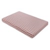 Babyletto Muslin Mini Crib Sheet, GOTS Certified Organic Cotton - Maroon Stripe - 2 of 4