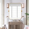 Spassway Bathroom Vanity Mirrors Black/Gold Rectangular Wall Mounted Beveled Glass Modern Decorative Mirror for Bathroom Bedroom Living Room - 4 of 4