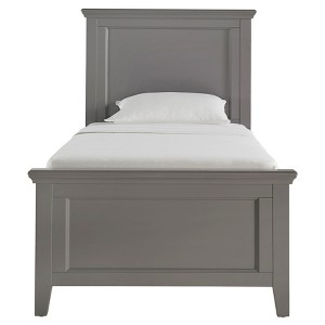 Balbo Wood Panelled Bed Twin -Gray Inspire Q