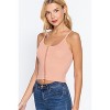 Slickblue Women's Sweater Cami, Front Hook Detail, Knit Top, Modern Style, Mango, S - 3 of 4