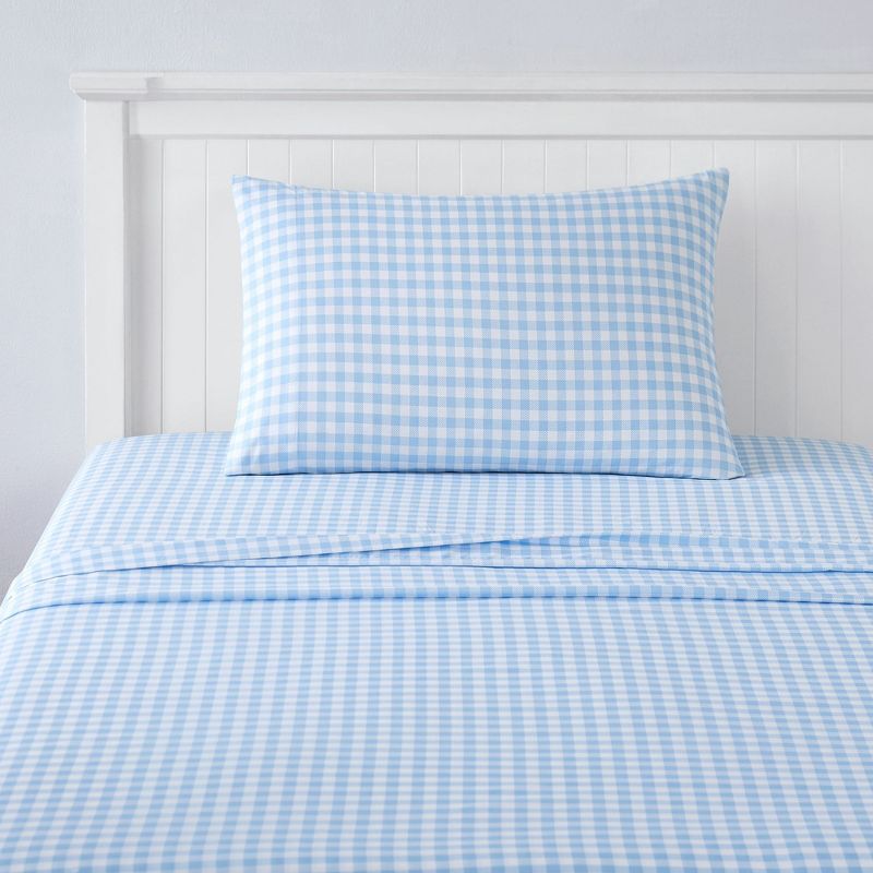 Gingham Printed Microfiber Kids' Sheet Set By Sweet Home Collection™, 1 of 6