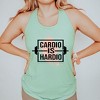 Simply Sage Market Women's Cardio Is Hardio Weight Racerback Tank - 2 of 4
