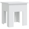 vidaXL Coffee Table White Engineered Wood Compact Durable Coffee Table - 2 of 4