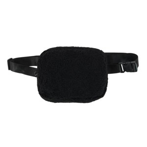 CTM Unisex High Pile Fleece Waistpack with Adjustable Strap - 1 of 3