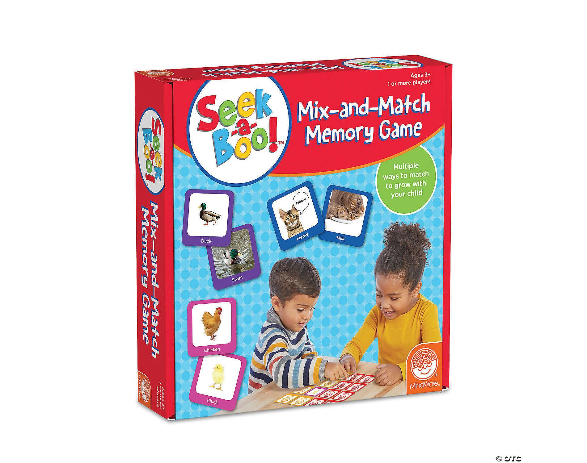 Seek-a-Boo Mix-and-Match Memory Game
