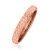 Ross-Simons 18kt Rose Gold Quilted Textured Ring - 3 of 4