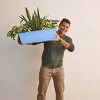 Bloem Dayton Rectangle Resin Window Box Planter with Saucer Tray - 2 of 4
