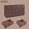 SinCiDo 8 Drawer Fluted Dresser, 55" Wide Wood Chest of Drawers with Deep Storage, Modern Storage Organizer for Bedroom, Living Room - 3 of 4