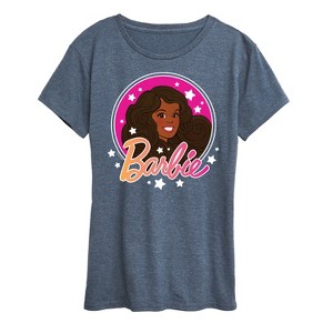 Women's - Barbie - Retro Barbie Logo -Adult Women's Short Sleeve Graphic T-Shirt Short Sleeve Graphic T-Shirt - 1 of 4