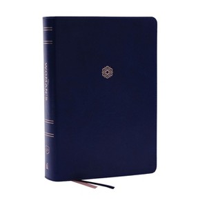 Kjv, the Woman's Study Bible, Blue Leathersoft, Red Letter, Full-Color Edition, Comfort Print (Thumb Indexed) - by  Thomas Nelson (Leather Bound) - 1 of 1