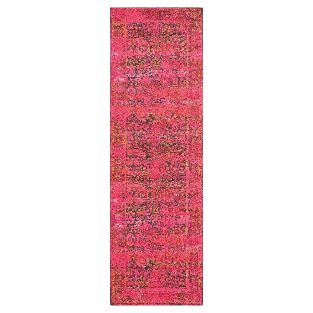 Red Solid Loomed Runner - (2'6inx8') - nuLOOM