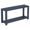 PAGED Minimalist Console Table with Bottom Shelf, Entryway Sofa Side Table, Narrow Entryway Table for Hallway, Living Room, Foyer, Corridor - 3 of 4