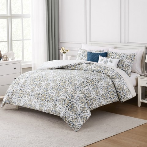 Modern Threads Matisse 5-pc Reversible Printed Comforter Set