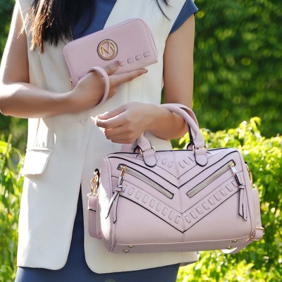MKF Collection Lara Women’s Satchel Bag Spacious Handbag with Matching Wallet by Mia K — фото 3
