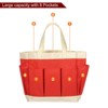 Unique Bargains 600D Oxford Waterproof Garden Tool Organizer Storage Carrier Bag 11.22" x 5.12" x 11.02" - 3 of 4