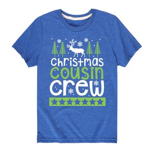 Boys' - Instant Message - Christmas Cousin Crew Short Sleeve Graphic T-Shirt - 1 of 4