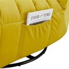 Lazy Chair, Swivel Recliner, Comfy Accent Sofa Chair, 360 Swivel Chair, Swivel Upholstered Accent Chair, with Side Pocket for Living Room, Bedroom - 4 of 4