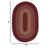 Colonial Mills Madison - Holly Berry 5 Ft x8 Ft Oval Rug Indoor 75% Polypropylene/25% Wool - 2 of 3