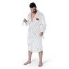 NCAA Auburn Tigers White Out Silk Touch Robe Large/XLarge - 2 of 4