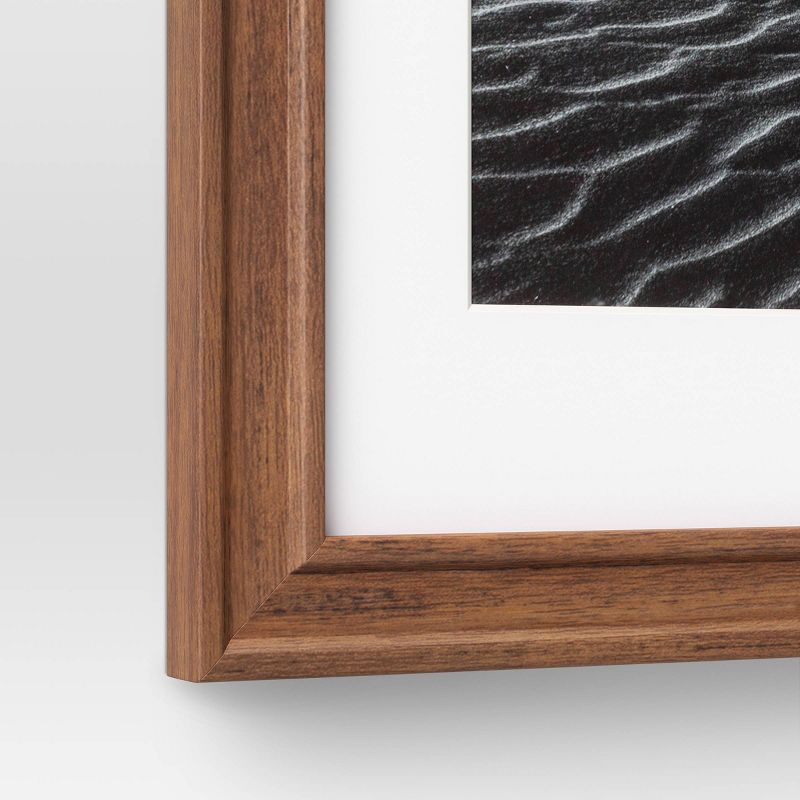 Wood Matted Wall Frame Midtone Woodgrain - Threshold™, 5 of 12