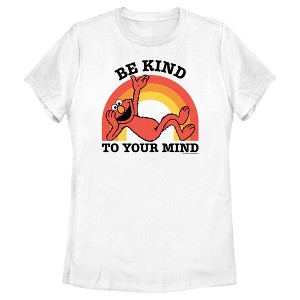 Women's Sesame Street Elmo Be Kind to Your Mind T-Shirt - 1 of 4