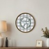Creative Products Comfort and Joy 20 x 20 Round Brown Framed Print - 4 of 4