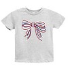 The Juniper Shop Patriotic Layered Bow Youth Short Sleeve Tee - 2 of 4